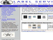 Tablet Screenshot of labelserviceusa.com